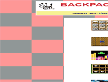 Tablet Screenshot of games.backpacking.com